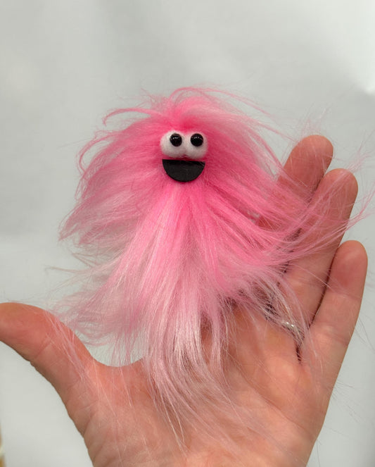Lil Beasties - Monster Finger Puppet - 2 Tone Pink