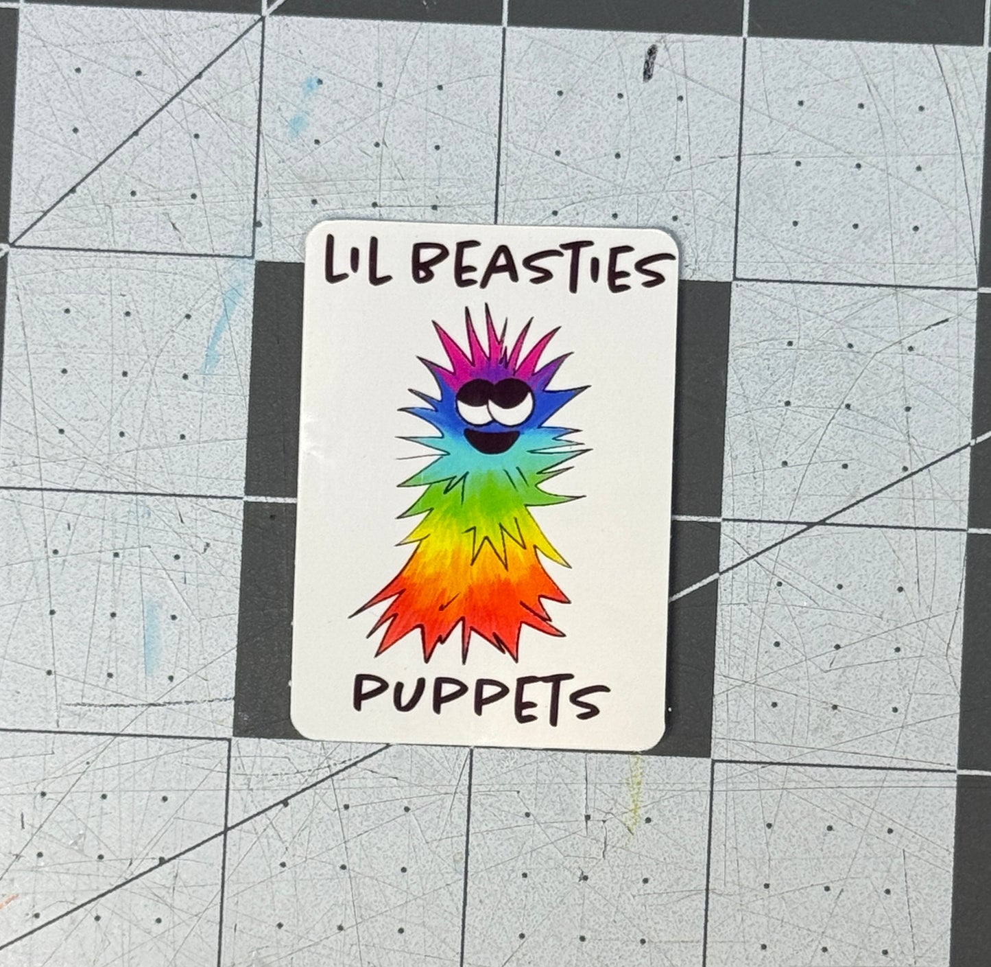 Lil Beasties Glossy Paper Sticker – (10 Colors Available)