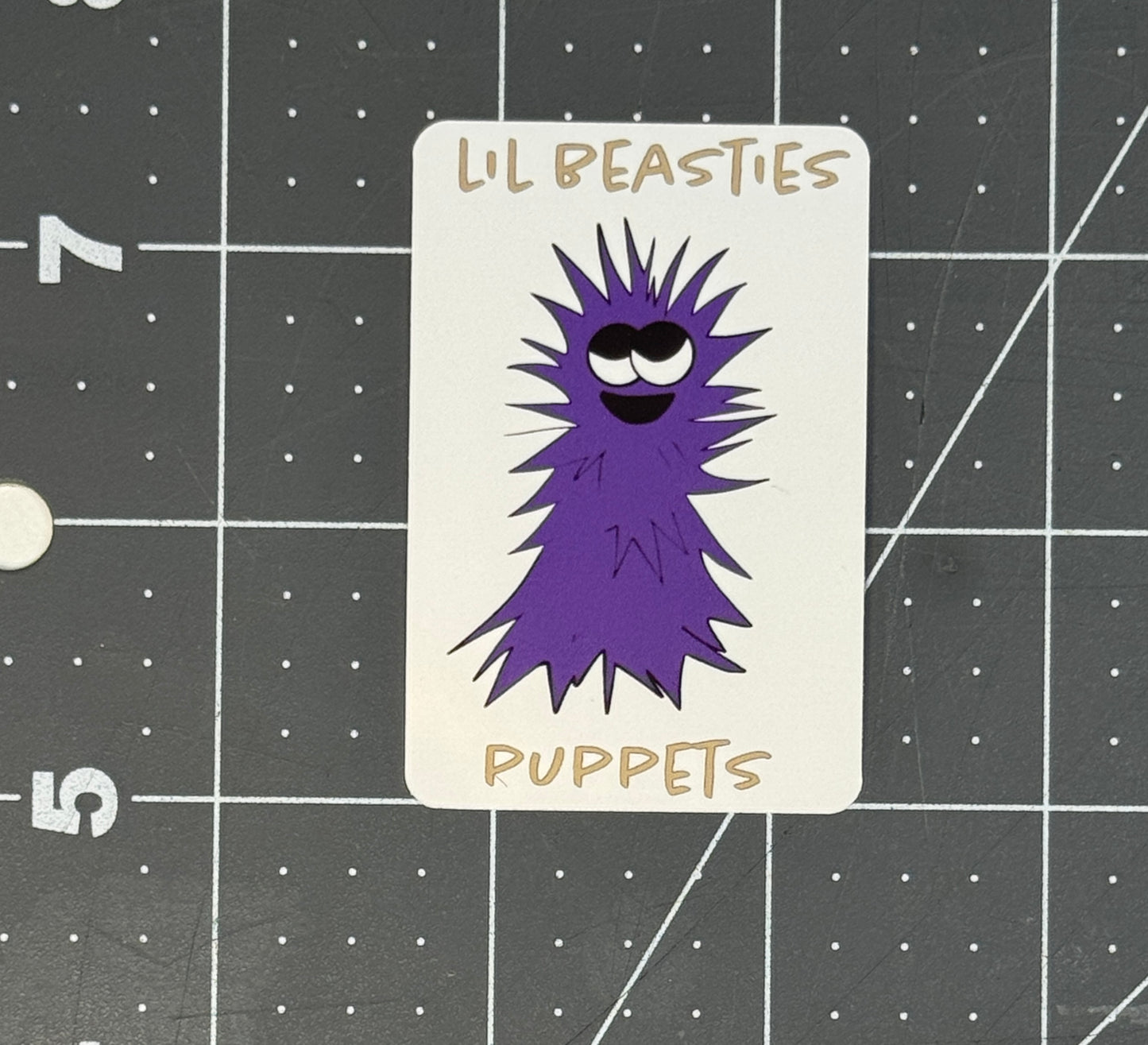 Lil Beasties Glossy Paper Sticker – (10 Colors Available)