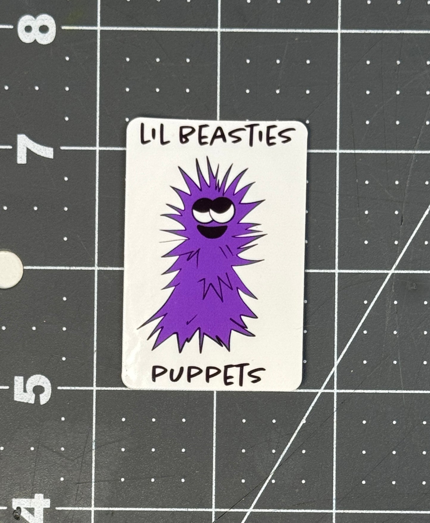 Lil Beasties Glossy Paper Sticker – (10 Colors Available)