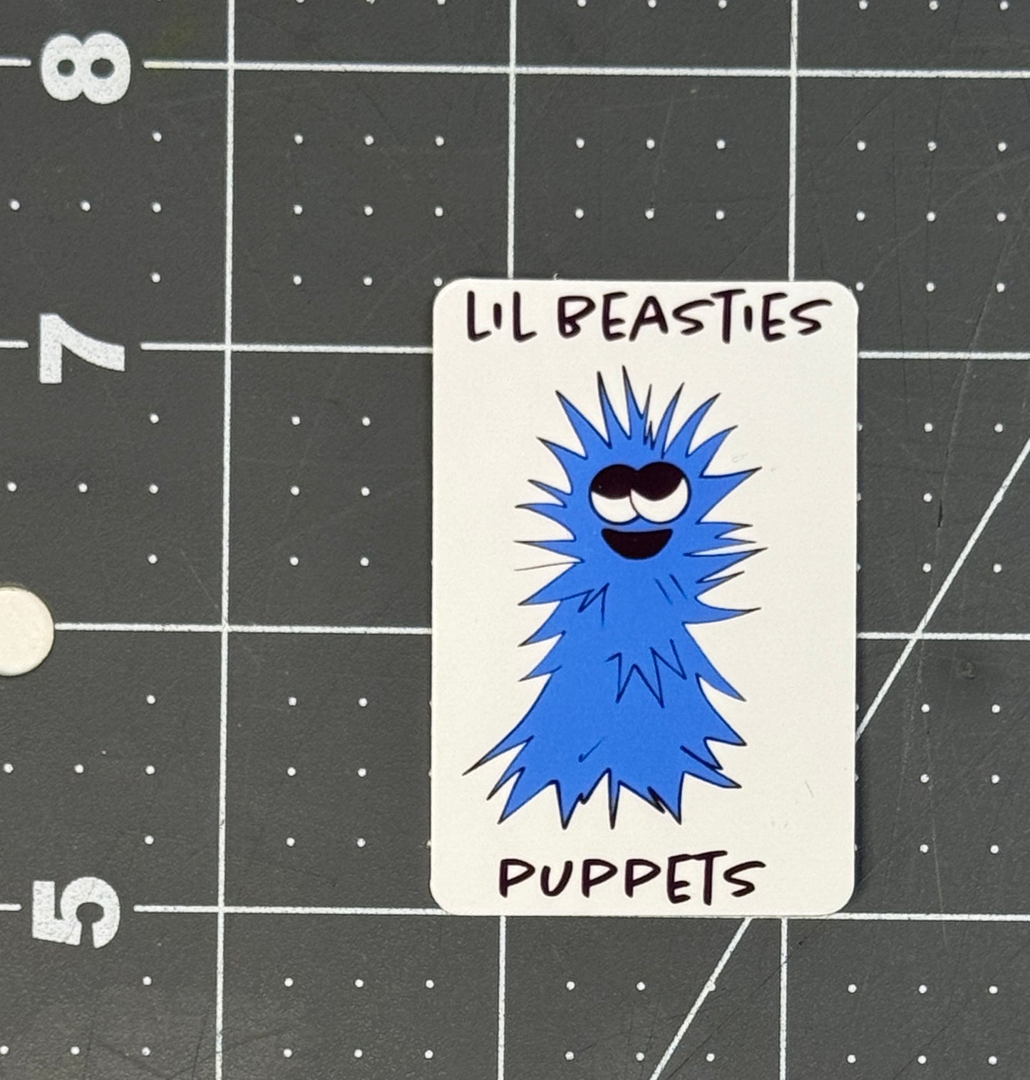 Lil Beasties Glossy Paper Sticker – (10 Colors Available)