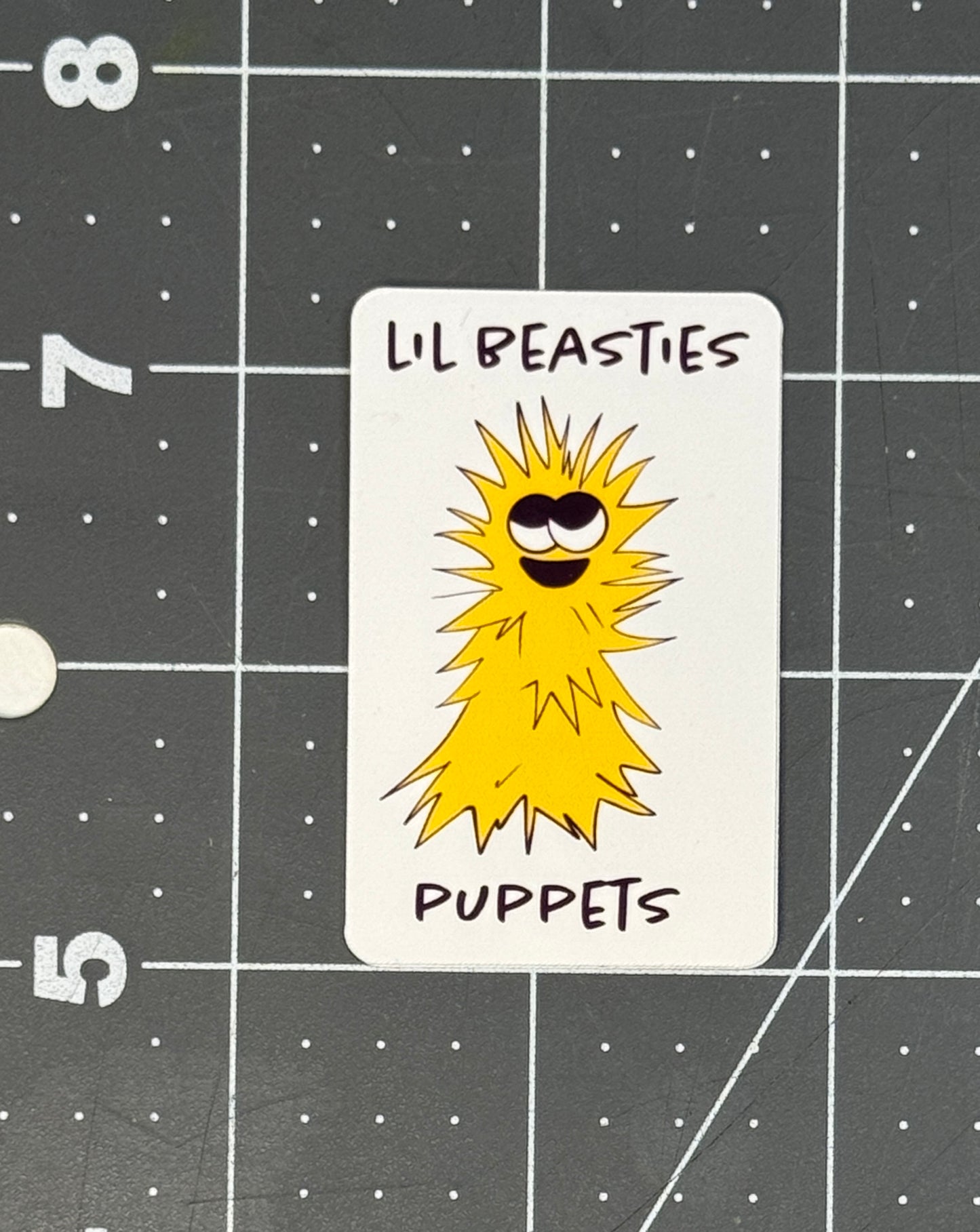 Lil Beasties Glossy Paper Sticker – (10 Colors Available)