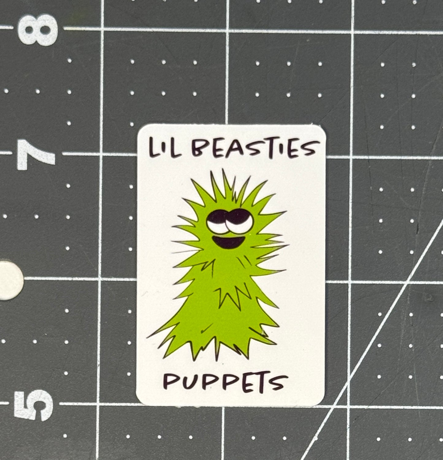 Lil Beasties Glossy Paper Sticker – (10 Colors Available)