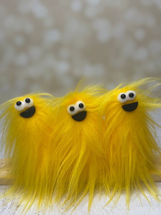 Lil Beasties Finger Puppet - Yellow