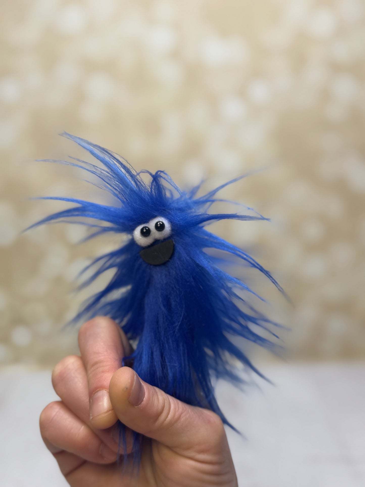Lil Beasties Finger Puppet - Royal Blue