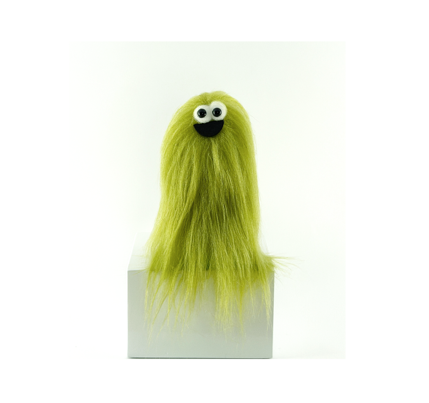 Lil Beasties Finger Puppet - Olive Green