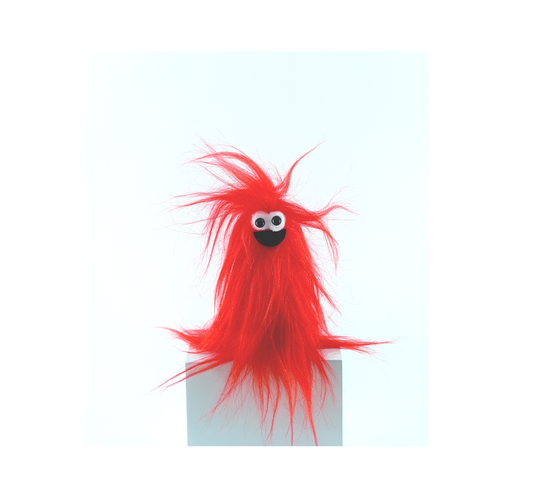Lil Beasties Finger Puppet - Red