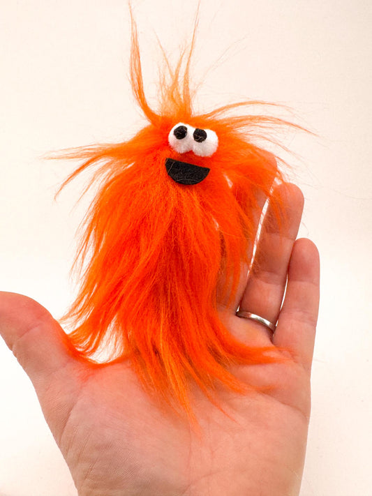 Lil Beasties - Monster Finger Puppet - Orange