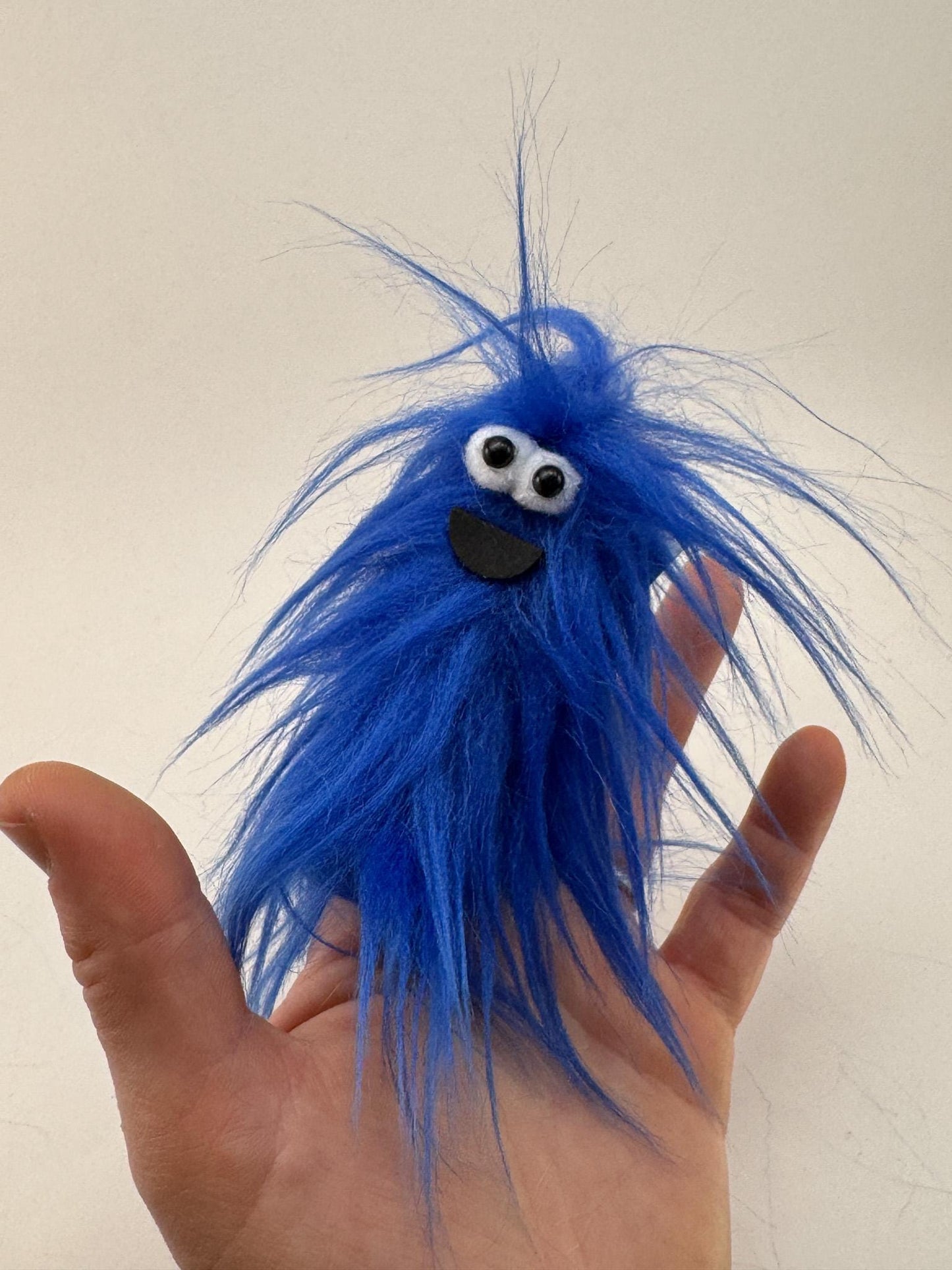 Lil Beasties - Monster Finger Puppet - Royal Blue