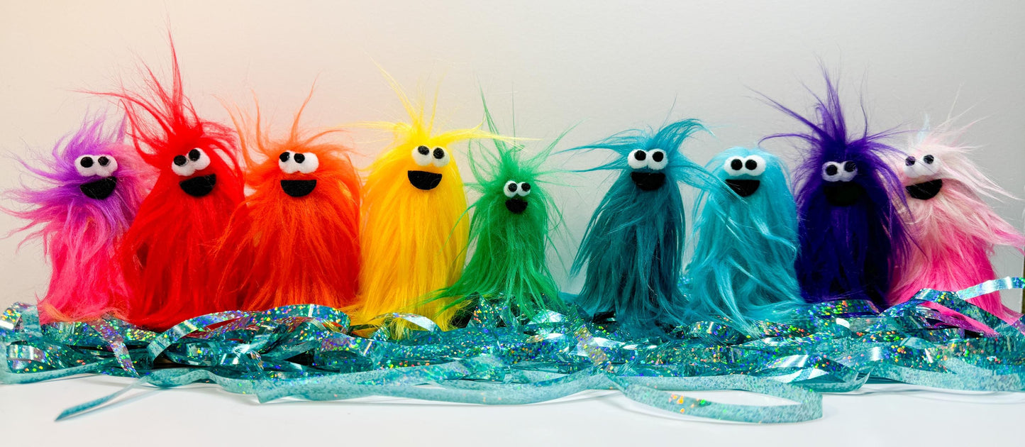 Lil Beasties - Monster Finger Puppet - Orange