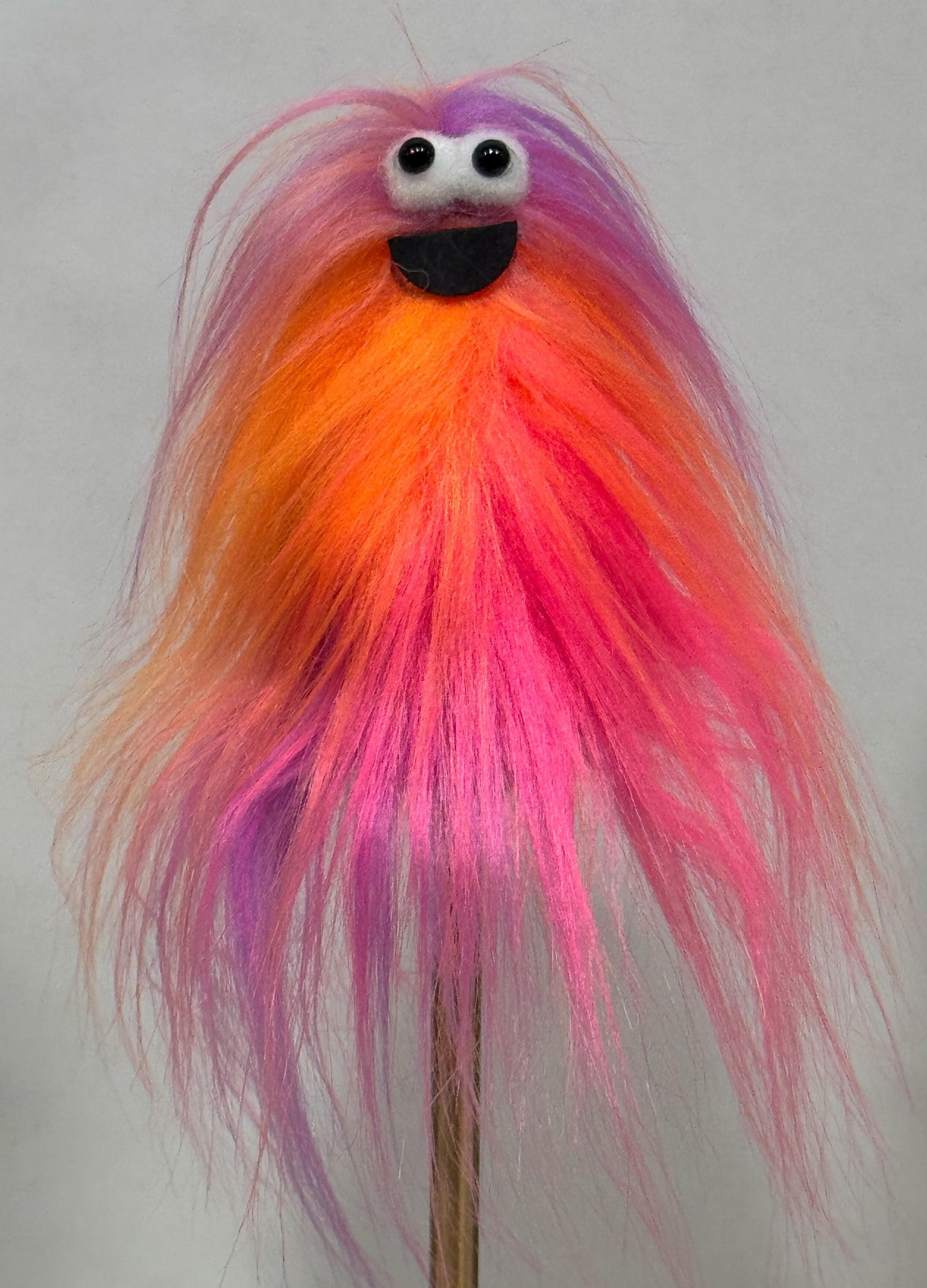 Lil Beasties - Monster Finger Puppet - Sherbet Long Pile