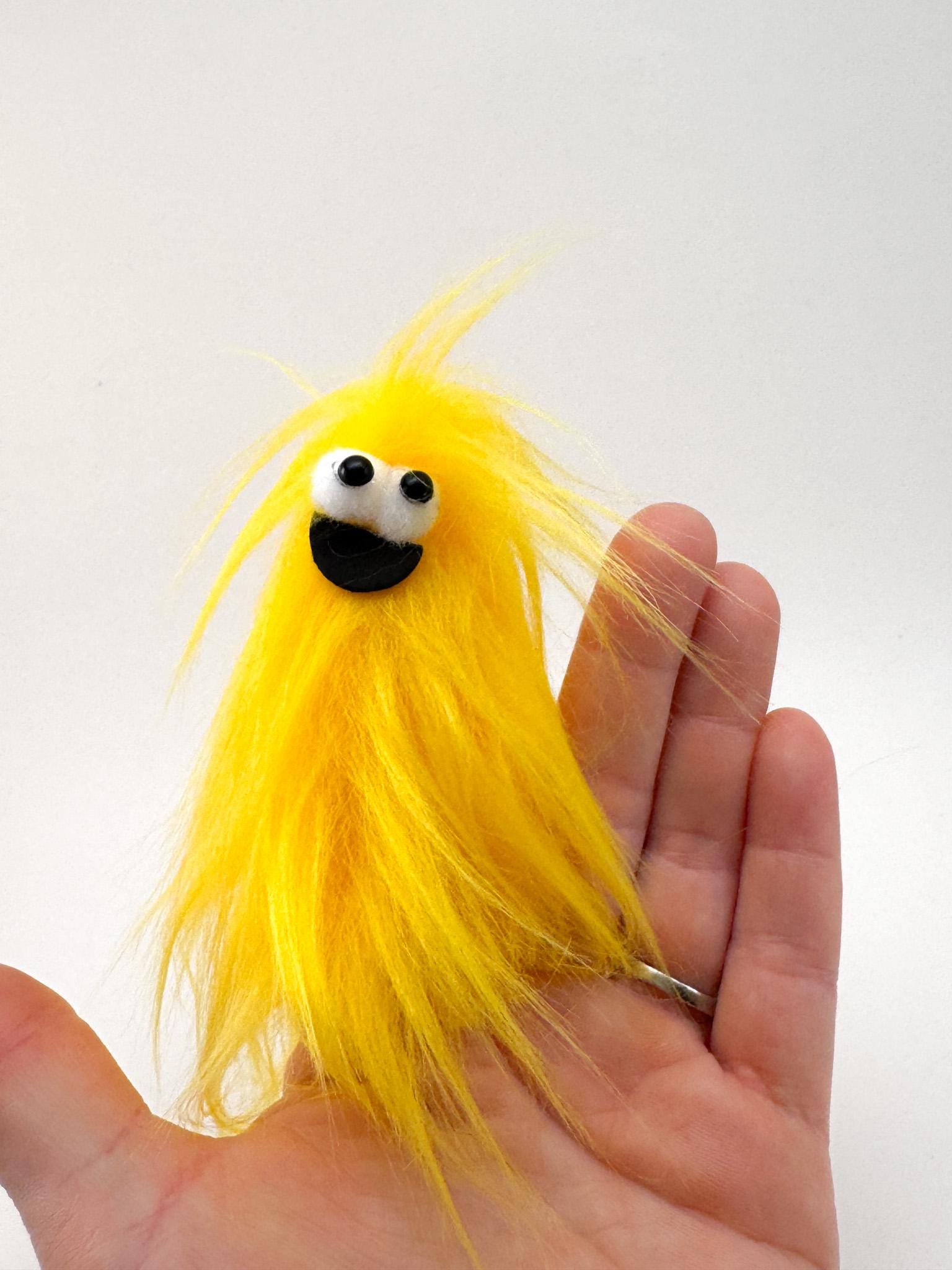 Lil Beasties - Monster Finger Puppet - Yellow