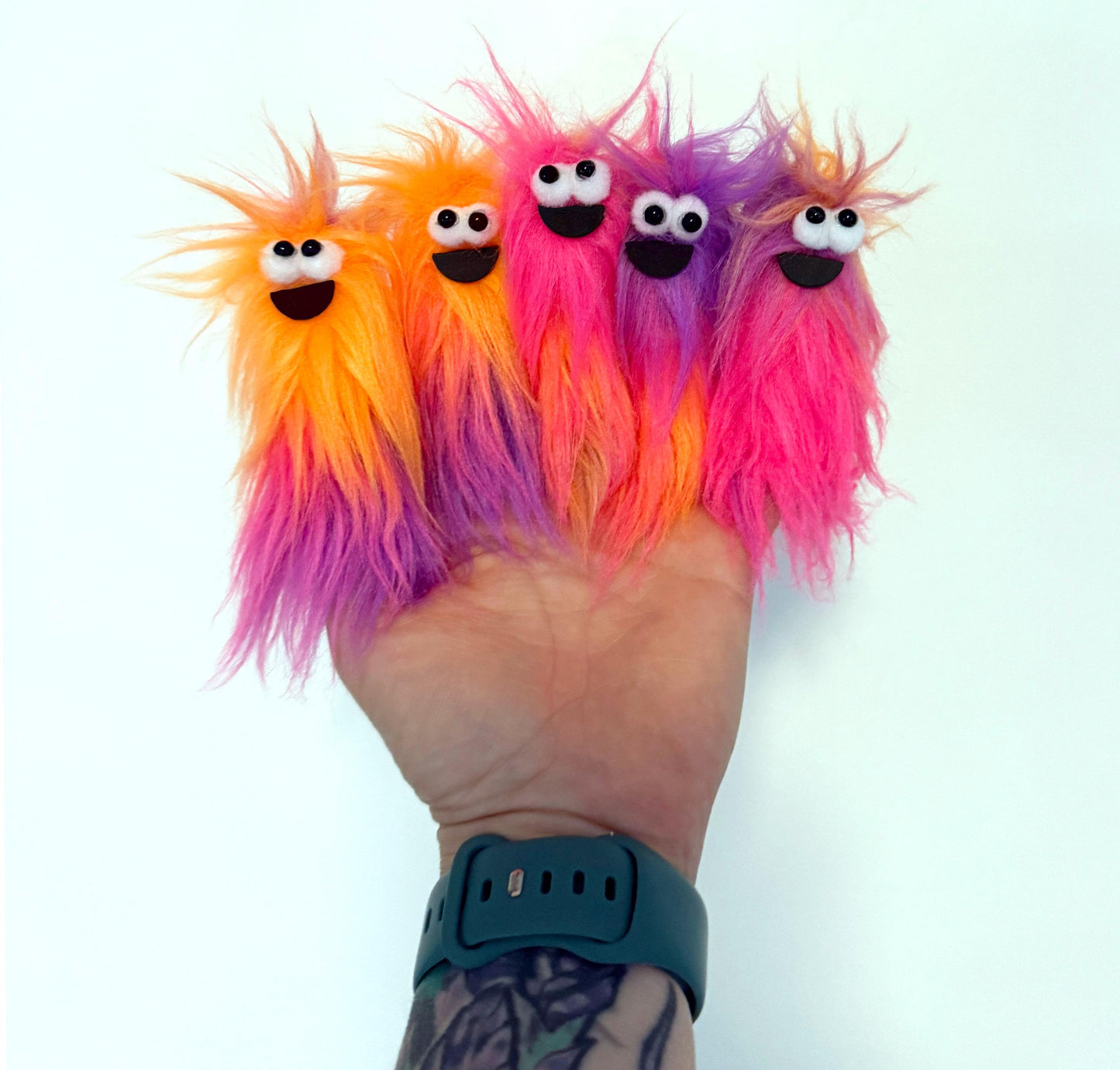 Lil Beasties Finger Puppet - Sherbet Short Pile