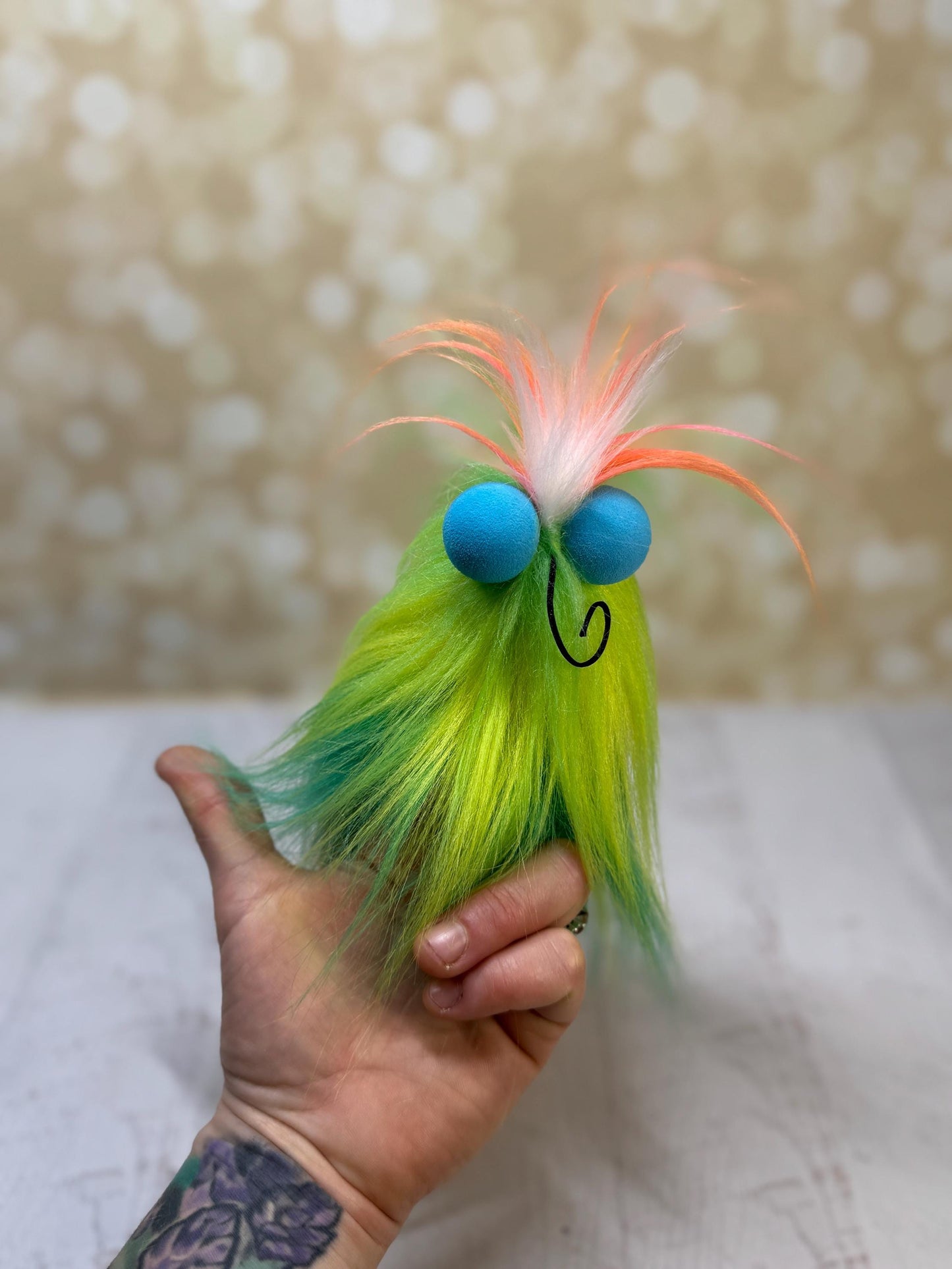 Flutter Beast Finger Puppet - Neon Splash