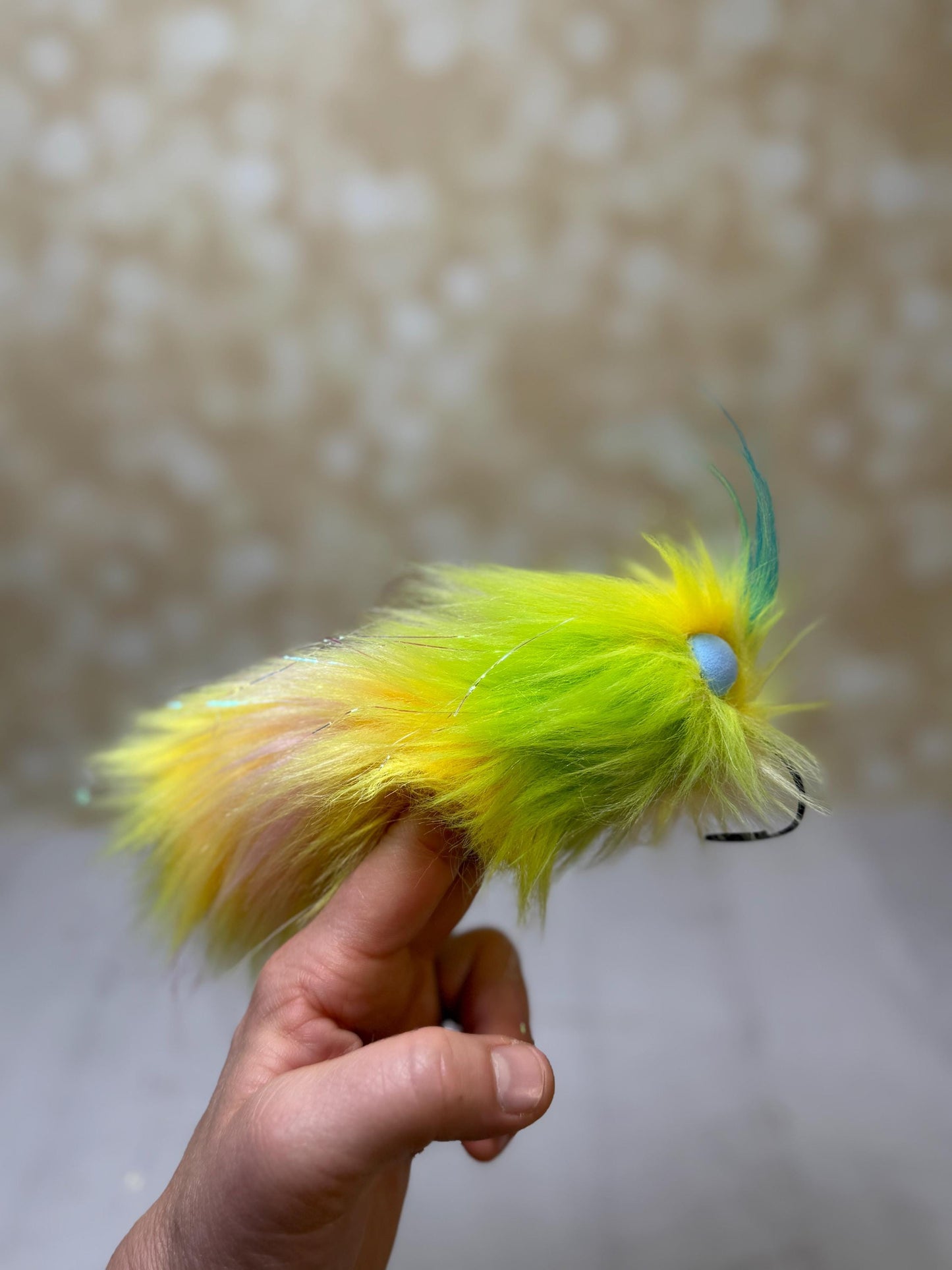 Flutter Beast Finger Puppet - Lemon Lime