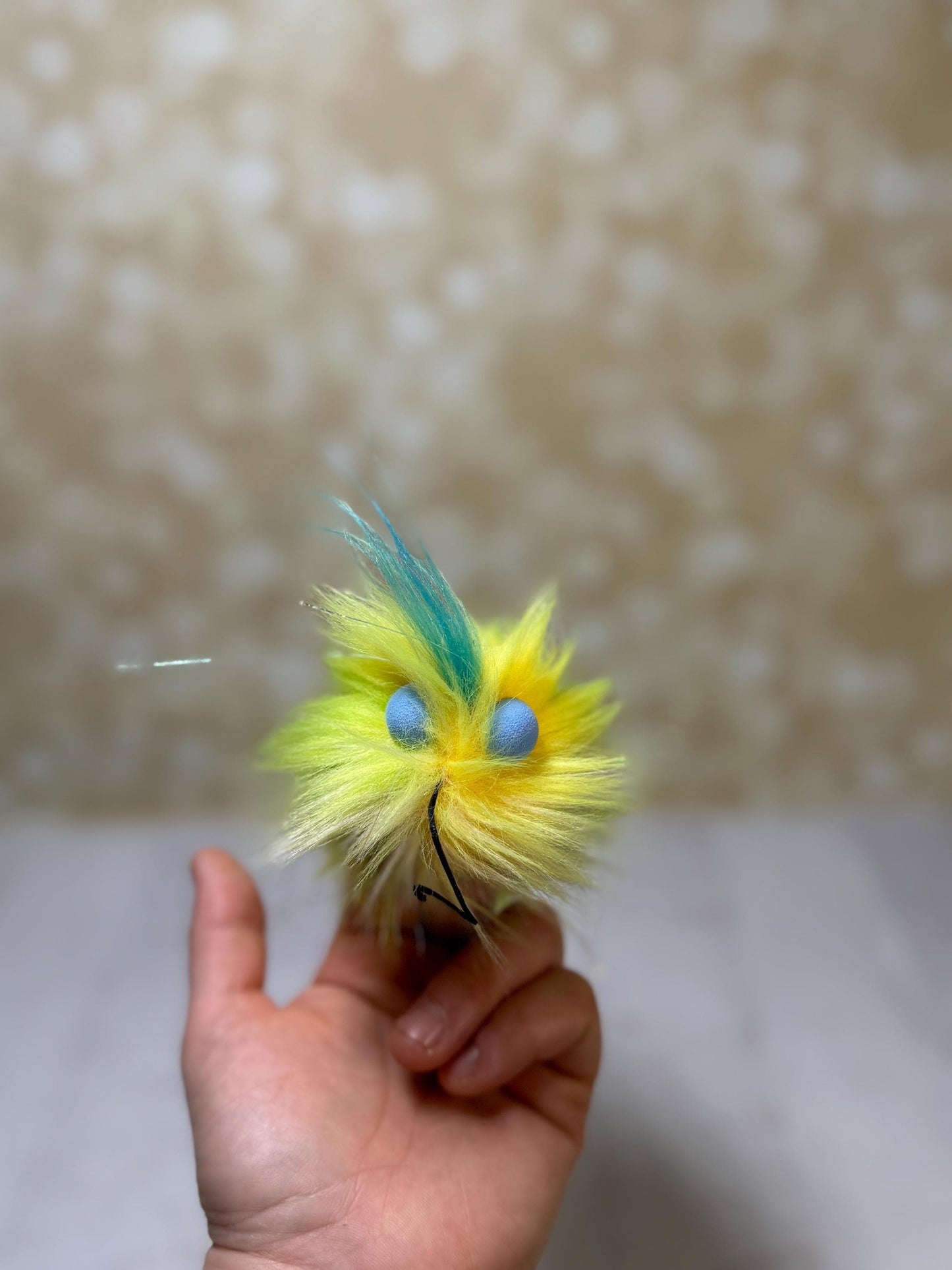 Flutter Beast Finger Puppet - Lemon Lime