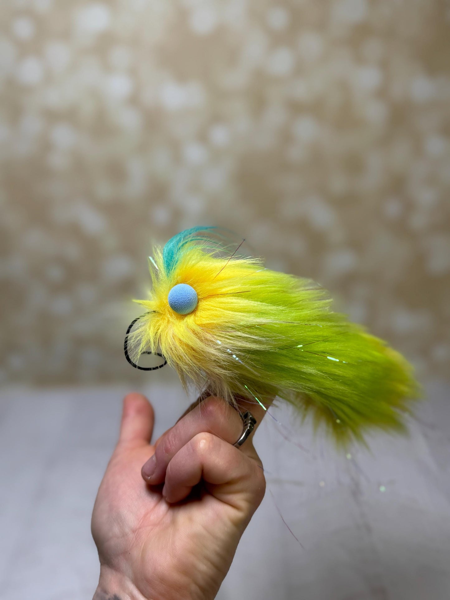 Flutter Beast Finger Puppet - Lemon Lime