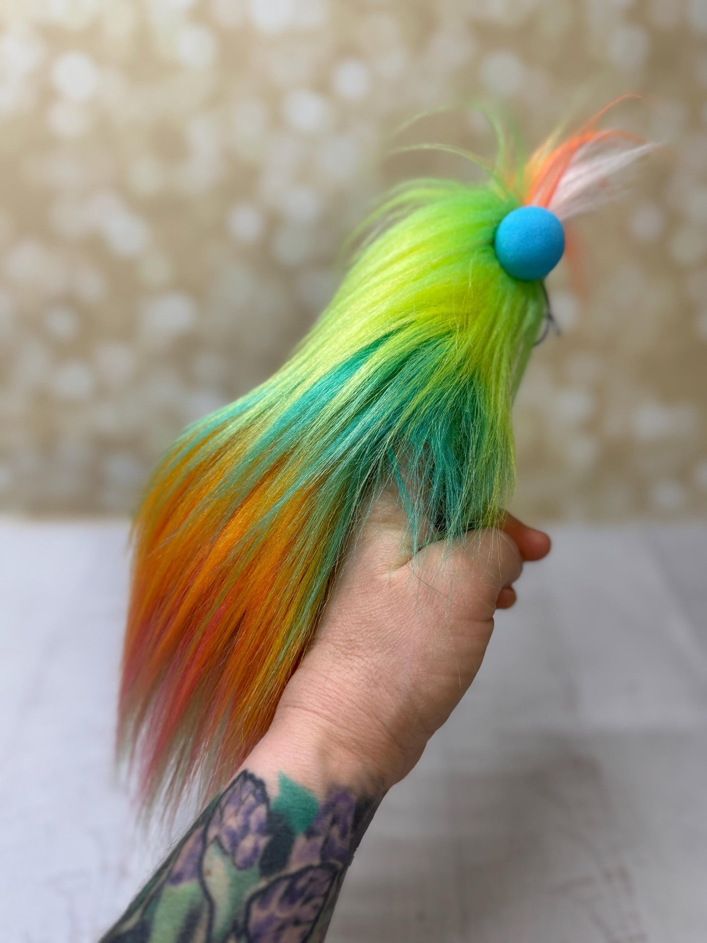 Flutter Beast Finger Puppet - Neon Splash