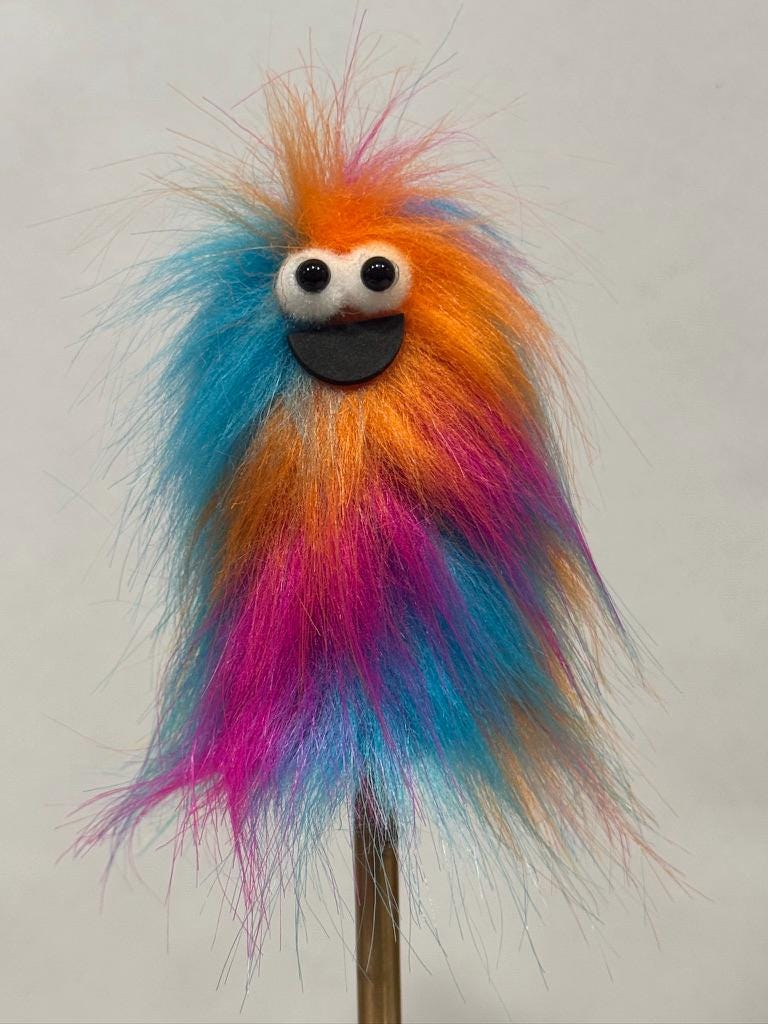 Lil Beastie Finger Puppet - Tropic Chaos